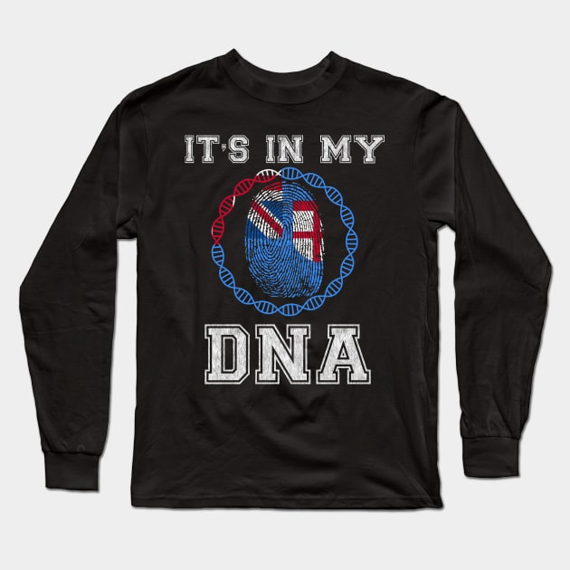 Fiji  It's In My DNA - Gift for Fijian From Fiji Long Sleeve T-Shirt by Country Flags